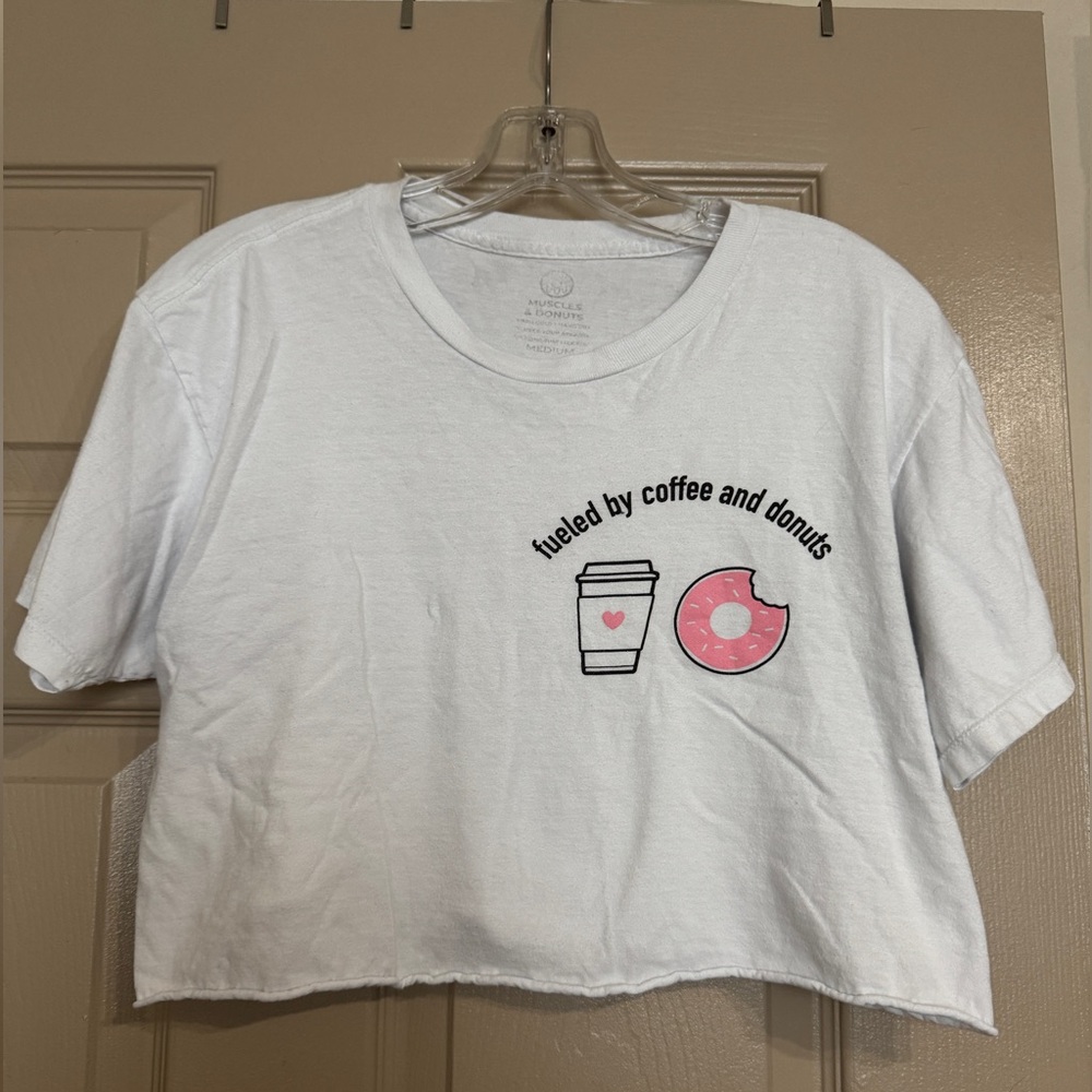Muscles & Donuts Crop Top